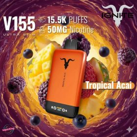 Ignite V155 15500 puffs Disposable Vape Ultra Slim Pod Kit in the UAE - Image 6