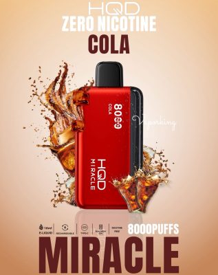 HQD Miracle 8000 Puffs Zero Nicotine (0mg) vape in the UAE - Image 9