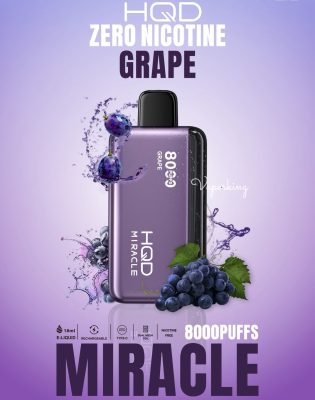 HQD Miracle 8000 Puffs Zero Nicotine (0mg) vape in the UAE - Image 8