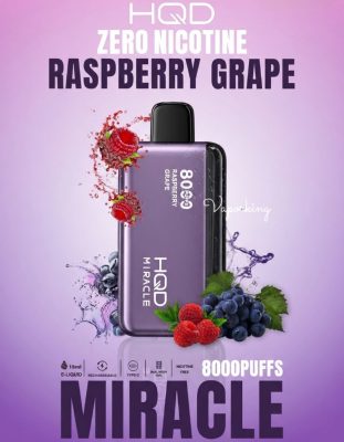 HQD Miracle 8000 Puffs Zero Nicotine (0mg) vape in the UAE - Image 4