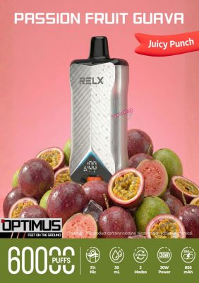 RELX Optimus 60000 Puffs Disposable Vape 50mg in the UAE - Image 4