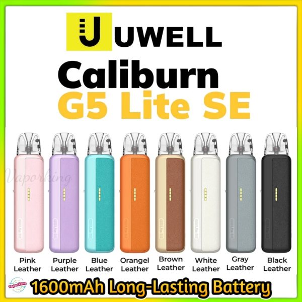 The Uwell Caliburn G5 Lite SE Kit brings together refined design, reliable power, and signature Caliburn flavor performance in one sleek pod system.