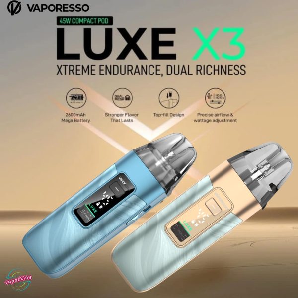 vaporesso luxe x3 pod kit