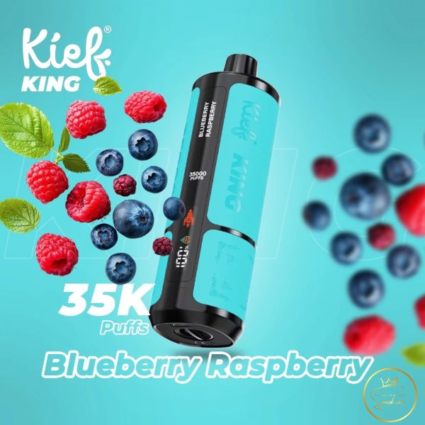 Kief King 35000 Puffs Disposable- Blueberry Raspberry