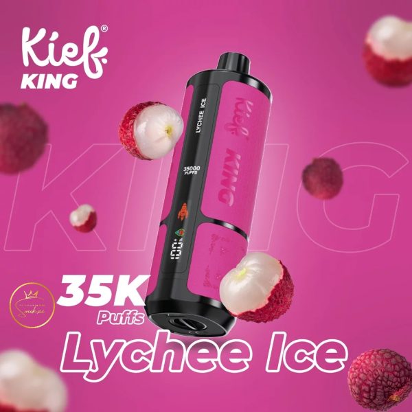 Kief King 35000 Puffs Disposable- Lychee Ice