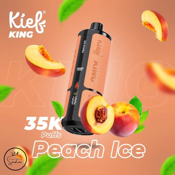 Kief King 35000 Puffs Disposable- Peach Ice