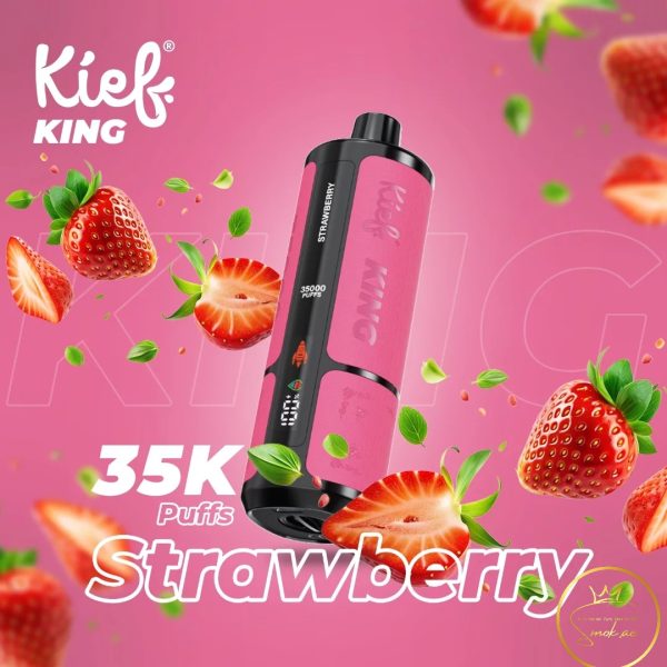 Kief King 35000 Puffs Disposable- Strawberry