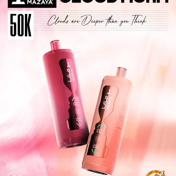 Mazaya Cloud AURA 50000 Puffs Disposable Vape 6mg In Dubai - Image 2