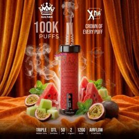 XTRA SULTAN 100K Puffs DTL Shisha 2mg Disposable Vape in the UAE - Image 9