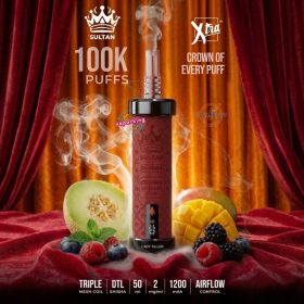 XTRA SULTAN 100K Puffs DTL Shisha 2mg Disposable Vape in the UAE - Image 7