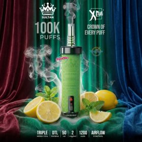 XTRA SULTAN 100K Puffs DTL Shisha 2mg Disposable Vape in the UAE - Image 6