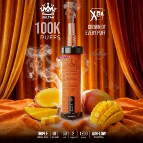 XTRA SULTAN 100K Puffs DTL Shisha 2mg Disposable Vape in the UAE - Image 5