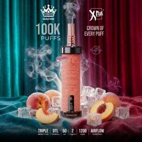 XTRA SULTAN 100K Puffs DTL Shisha 2mg Disposable Vape in the UAE - Image 4