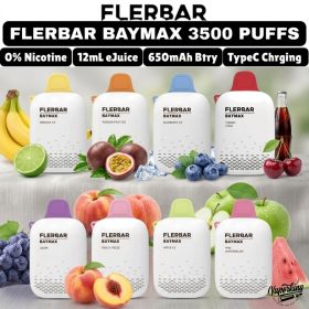 Flerbar Baymax 3500 Puffs 0mg Disposable