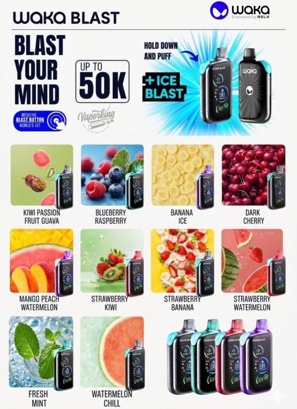 Waka Blast 50000 Puffs Disposable Vape