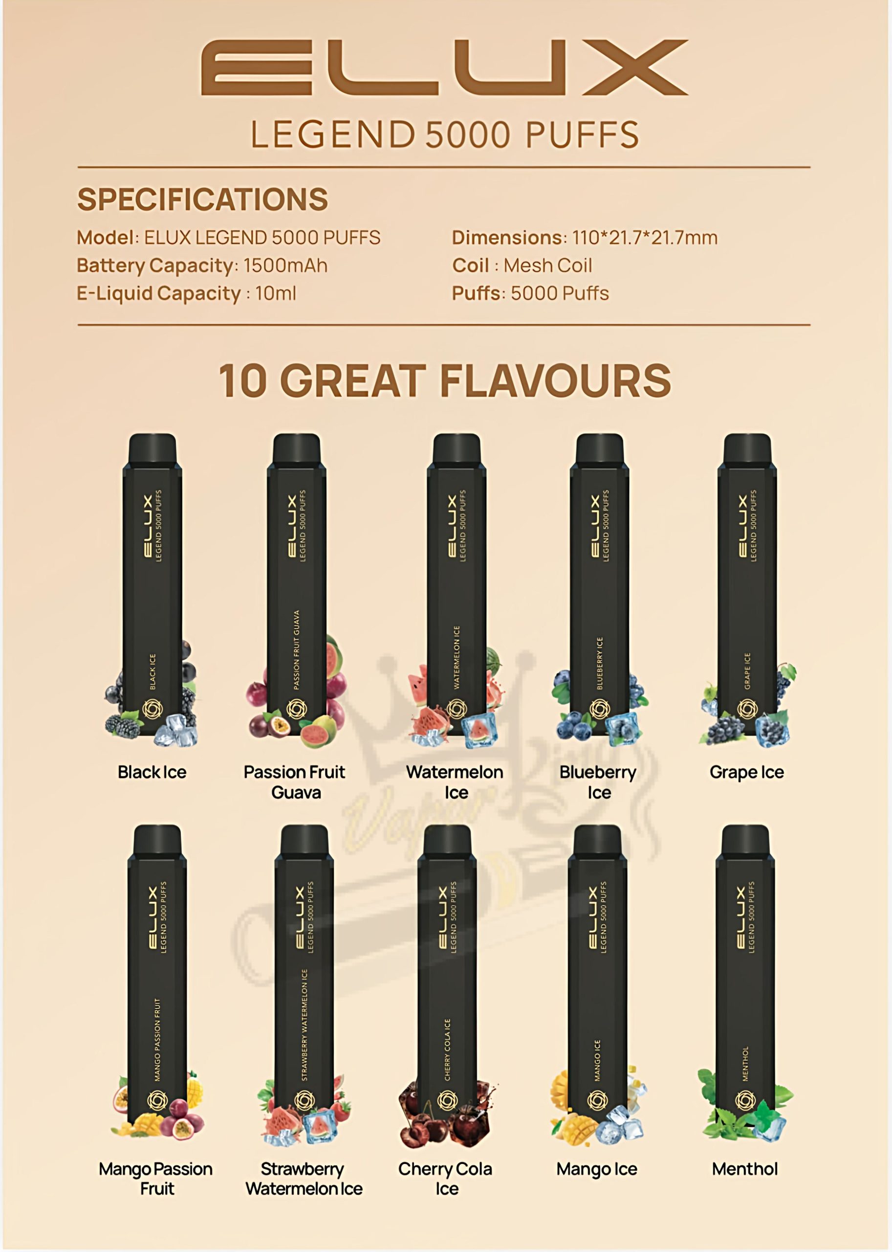 ELUX-Legend-5000-Puffs-Disposable-Vape-scaled-1.jpg ELUX Legend 5000 Puffs Disposable Vape 1500mAh In UAE - Image 1