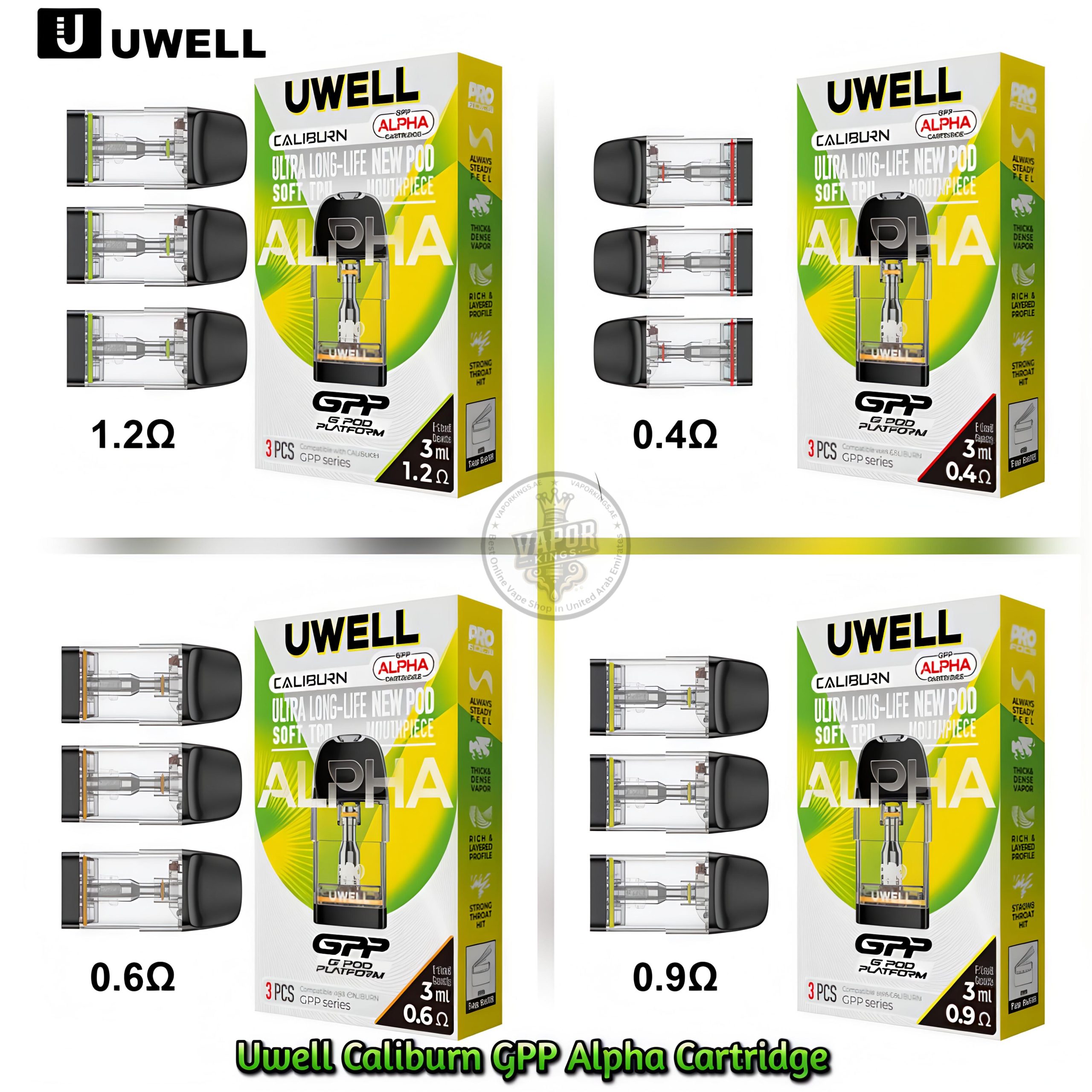 UWELL GPP ALPHA Pod Cartridge UWELL GPP ALPHA Pod Cartridge